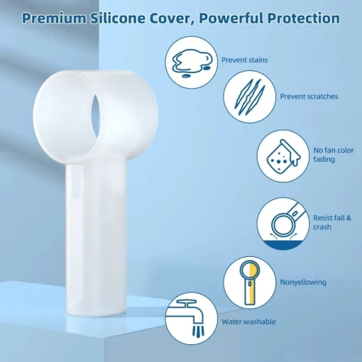 Ốp bảo vệ quạt QCT05 METIS Ốp bảo vệ silicon có thể giặt được tốc độ cao PK01 - Hình ảnh 8